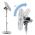 ONECONCEPT METAL BLIZZARD RC, STOJANOVY VENTILATOR, 40,60 CM, 50 W, OKRUHLY STOJAN, 10029729 vystavený kus