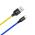 COLORWAY KABEL USB TYPE-C, NATIONAL, 2.4A 1M, MODRO-ZLTY (CW-CBUC052-BLY)