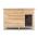 ONECONCEPT SCHLOSS WUFF, PSIA BUDA, VELKOST XL, 110X160X100 CM, IZOLOVANA, ZAVETRIE, DREVO, 10030670