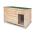 ONECONCEPT SCHLOSS WUFF, PSIA BUDA, VELKOST XL, 110X160X100 CM, IZOLOVANA, ZAVETRIE, DREVO, 10030670