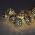 SOLIGHT 1V207-S LED RETAZ VIANOCNE GULE STRIEBORNE, 10LED RETAZ, 1M, 2X AA, IP20