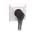 SOLIGHT 5B142 ZASUVKA SLIM PUSH, BEZPECNOSTNY POSUVNY STRED, BIELA