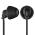THOMSON SLUCHADLA S MIKROFONOM EAR3008 PICCOLINO, MINI STUPLE, CIERNE - HAMA 132632