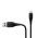 COLORWAY CABLE USB - APPLE LIGHTNING (PVC) 2.4A 1M BLACK (CW-CBUL024-BK)