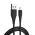 COLORWAY CABLE USB - APPLE LIGHTNING (PVC) 2.4A 1M BLACK (CW-CBUL024-BK)