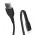 COLORWAY CABLE USB - APPLE LIGHTNING (PVC+LED) 2.4A 1M BLACK (CW-CBUL034-BK)