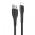 COLORWAY CABLE USB - APPLE LIGHTNING (PVC+LED) 2.4A 1M BLACK (CW-CBUL034-BK)