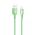 COLORWAY CABLE USB - APPLE LIGHTNING (SOFT SILICONE) 2.4A 1M GREEN (CW-CBUL042-GR)