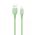 COLORWAY CABLE USB - APPLE LIGHTNING (SOFT SILICONE) 2.4A 1M GREEN (CW-CBUL042-GR)