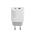 COLORWAY USB CHARGER POWER DELIVERY PORT PPS USB (TYPE-C PD + USB QC3.0) (30W) WHITE (CW-CHS037PD-WT