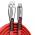 COLORWAY CABLE USB - TYPE-C (ZINC ALLOY) 2.4A 1M RED (CW-CBUC012-RD)