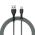 COLORWAY CABLE USB - TYPE-C (BRAIDED CLOTH) 3A 1M GRAY (CW-CBUC041-GR)