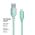 COLORWAY CABLE USB - APPLE LIGHTNING 2.4A 2M MINT (CW-CBUL007-MT)