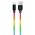 COLORWAY CABLE USB - APPLE LIGHTNING 2.4A 1M MULTICOLOR (CW-CBUL016-MC)