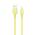 COLORWAY CABLE USB - APPLE LIGHTNING (SOFT SILICONE) 2.4A 1M YELLOW (CW-CBUL043-Y)