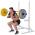 Squat bar HMS PREMIUM GOL320 220 cm x 50 mm