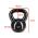 Kettlebell pokrytý vinylem HMS KNV10 10 kg, černý