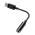 GENIUS ACC-C100, USB/AUDIO PREVODNIK, USB C SAMEC - JACK (3.5MM) SAMICA, STEREO, CIERNA