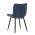 AUTRONIC HC-462 BLUE2 Židle jídelní, modrá látka, černé kovové nohy