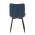 AUTRONIC HC-462 BLUE2 Židle jídelní, modrá látka, černé kovové nohy