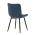 AUTRONIC HC-462 BLUE2 Židle jídelní, modrá látka, černé kovové nohy