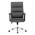 AUTRONIC KA-D8104 GREY Židle kancelářská, šedá ekokůže, kříž kov chromový, houpací mechanismus, čalo