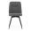 AUTRONIC DCL-V2052 GREY2 Židle jídelní, šedá látka, 360° otočný mechanismus, černý matný lak, kovové