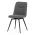 AUTRONIC DCL-V2052 GREY2 Židle jídelní, šedá látka, 360° otočný mechanismus, černý matný lak, kovové