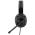 HAMA 139925 PC OFFICE STEREO HEADSET HS-P300, CIERNY