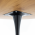KONDELA Jedálenský stôl, okrúhly, dub/čierna, priemer 110 cm, REVENTON NEW