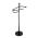 AUTRONIC 82646 BK Němý sluha, výška 120 cm, masiv kaučukovník, černý, nos. 5 kg