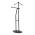AUTRONIC 83213 BK Němý sluha, výška 110 cm, masiv kaučukovník, černé moření, kov černý