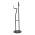 AUTRONIC 83213 BK Němý sluha, výška 110 cm, masiv kaučukovník, černé moření, kov černý