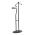 AUTRONIC 83213 BK Němý sluha, výška 110 cm, masiv kaučukovník, černé moření, kov černý
