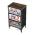 AUTRONIC AUK-W2001 BK Komoda se 3 zásuvkami, 45x30x77