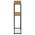 AUTRONIC CT-G1082 OAK Konzolový stolek s policí, 70x20x82 cm, dekor dikový dub