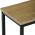 AUTRONIC CT-G1082 OAK Konzolový stolek s policí, 70x20x82 cm, dekor dikový dub