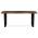 AUTRONIC HT-F4218 OLW Stůl jídelní, 180x90x75 cm, MDF deska, dekor staré dřevo, kovová nohy ve tvaru