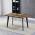 AUTRONIC HT-F4413 OLW Stůl jídelní, 130x80x75 cm, MDF deska, dekor staré dřevo, kov, černý lak