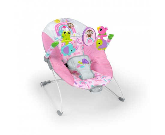 BRIGHT STARTS Lehátko vibrujúce Pink Paradise™ 0m+ do 9 kg