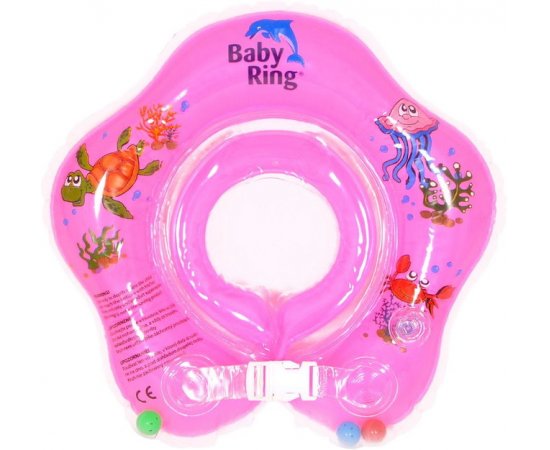 BABY RING Kruh na kúpanie 3-36 m - ružový