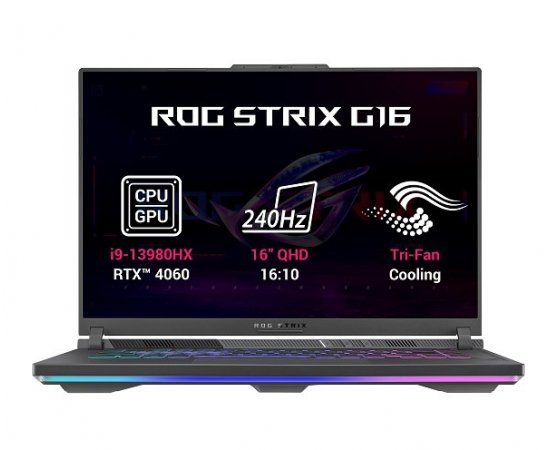 ASUS ROG Strix G614JIR-N4002W, i9-14900HX , 16.0˝ 2560x1600 WQXGA, RTX 4070/8GB, 32GB, SSD 1TB, W11H