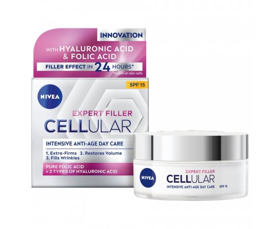 NIVEA Cellular Expert Filler denný krém OF 15, 50 ml