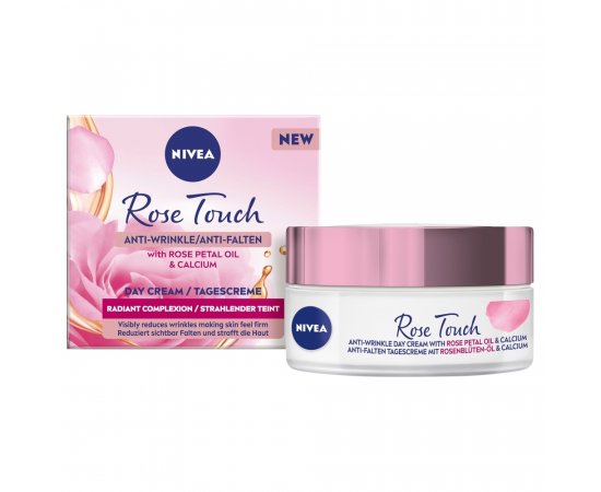 NIVEA Nivea® Rose Touch denný krém proti vráskam, 50 ml