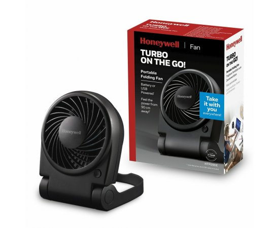 Honeywell TURBO ON THE GO HTF090E Bezdrôtový skladací ventilátor 3v1