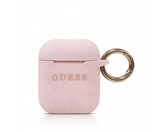 Guess Silikonové Pouzdro pro Airpods 1/2 Pink