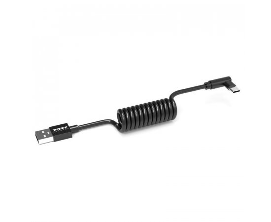 PORT CONNECT Spring cable USB-A do USB-C, 10 PACK, 900063/10