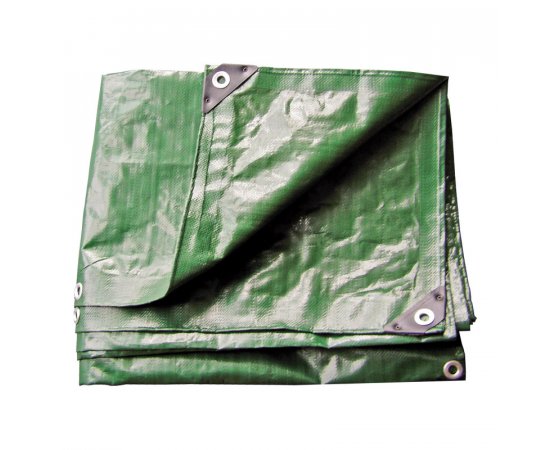 Nepremokavá plachta zakrývacia 5x8 m 210 g/m2, zelená