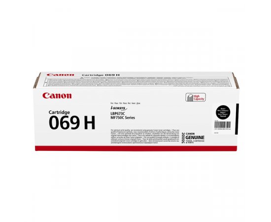 Canon originál toner 069 H BK, 5098C002, black, 7600str., high capacity