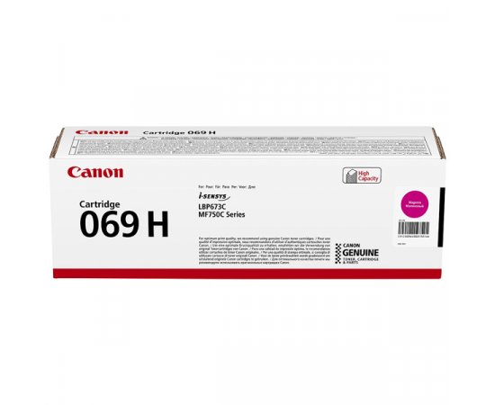 Canon originál toner 069 H M, 5096C002, magenta, 5500str., high capacity